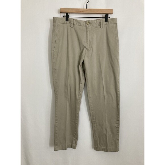Southern Tide Pants Men's 34x32 Tan Intercoastal Straight Leg Casual Chino - Picture 2 of 13